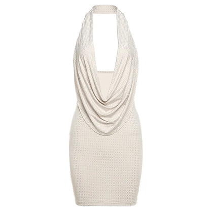 Glitz Glam Halter Dress