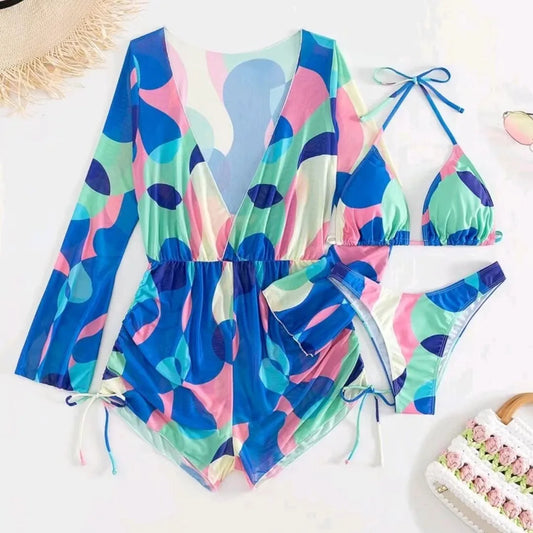 Sunburst Splash Swim & Cover-Up Set