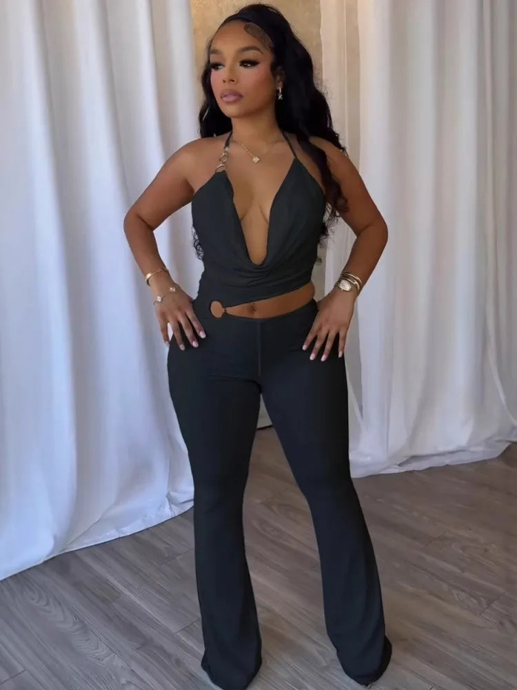 Eclipse Cutout Jumpsuit - Dollella