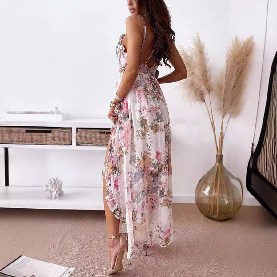 Blush Bloom Ruffle Dress - Dollella