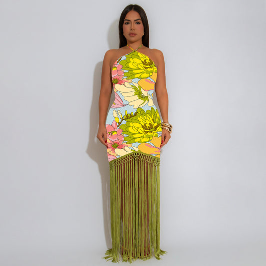 Bloom & Fringe Dress