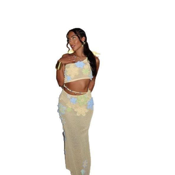 Daisy Chain Knit Maxi - Dollella